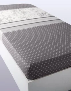 Linge De Lit Gabrielle En Coton Imprimé Pois, Fleurs Et Dentelle -Maison Douceur Promos Magasin 100685 C02 zoomx vue3