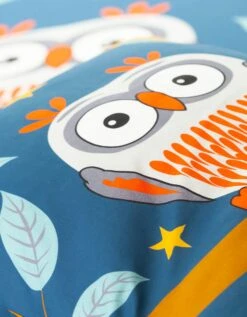 Linge De Lit Enfant Chouki Coton - Imprimé Hibou -Maison Douceur Promos Magasin 100901 C01 zoomx vue5