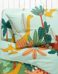 Linge De Lit Enfant Jurassi Coton - Imprimé Dinosaure 11 Linge De Lit Enfant Jurassi Coton - Imprimé Dinosaure -Maison Douceur Promos Magasin 100903 C01 zoomx vue5