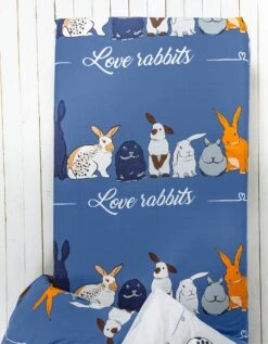 Linge De Lit Enfant Rabbit Imprimé Animaux 1 Personne - Coton -Maison Douceur Promos Magasin 100904 C01 zoomx vue4
