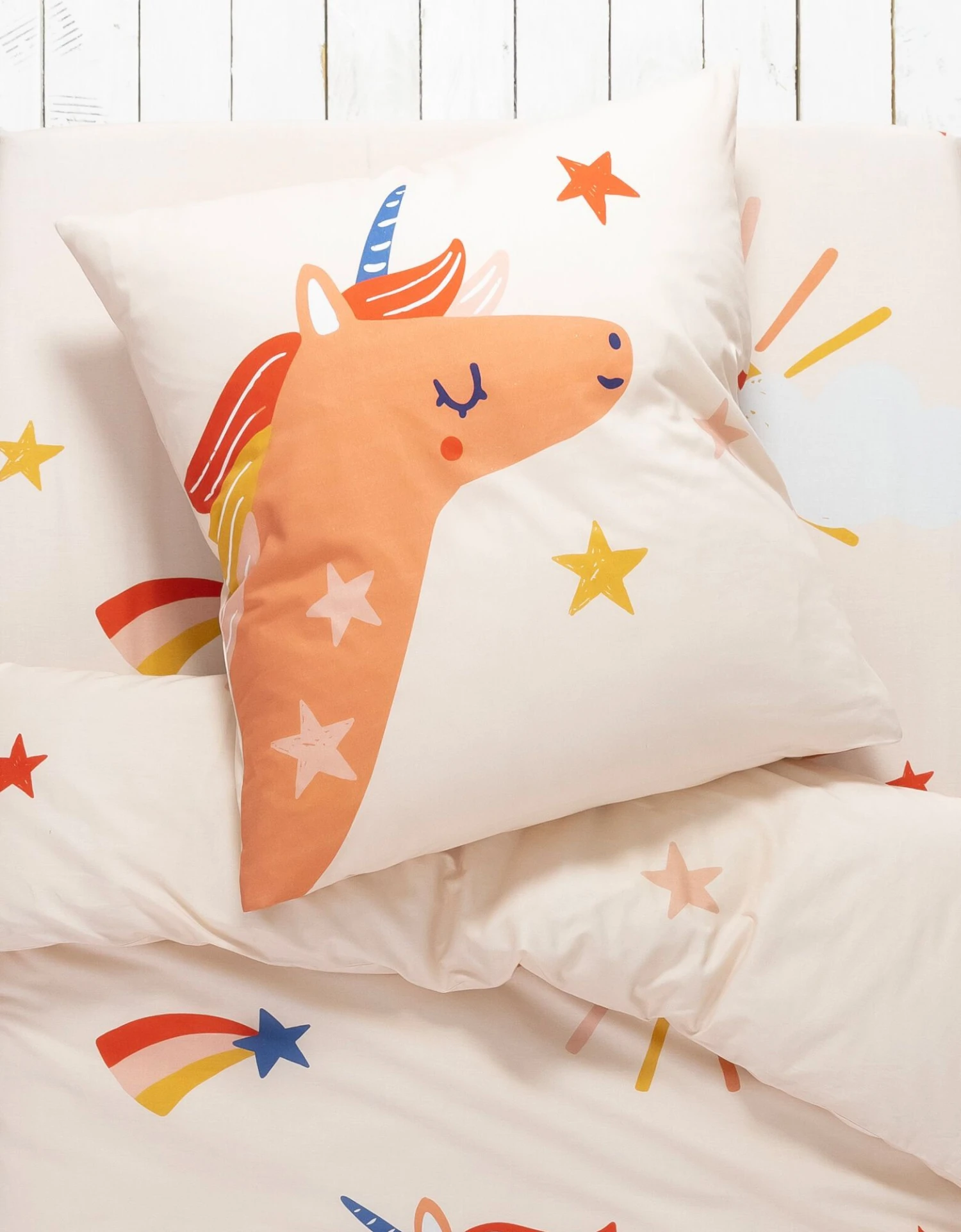 Linge De Lit Enfant Coton - Imprimé Princesse Et Licorne 4 Linge De Lit Enfant Coton - Imprimé Princesse Et Licorne – Image 4