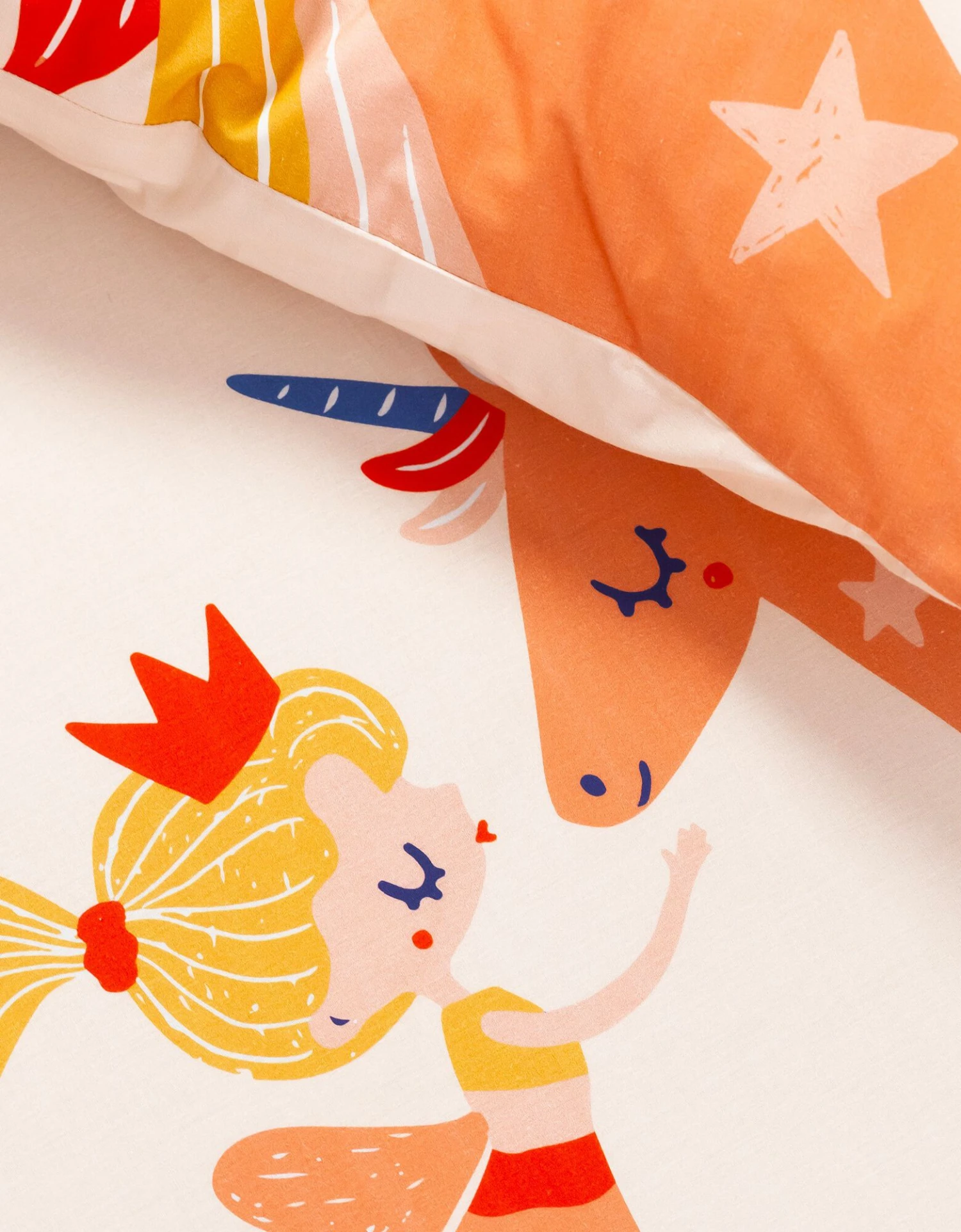 Linge De Lit Enfant Coton - Imprimé Princesse Et Licorne 6 Linge De Lit Enfant Coton - Imprimé Princesse Et Licorne – Image 6