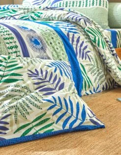 Linge De Lit Adèle Imprimé Feuillage Graphique - Coton -Maison Douceur Promos Magasin 100908 C01 zoomx vue6