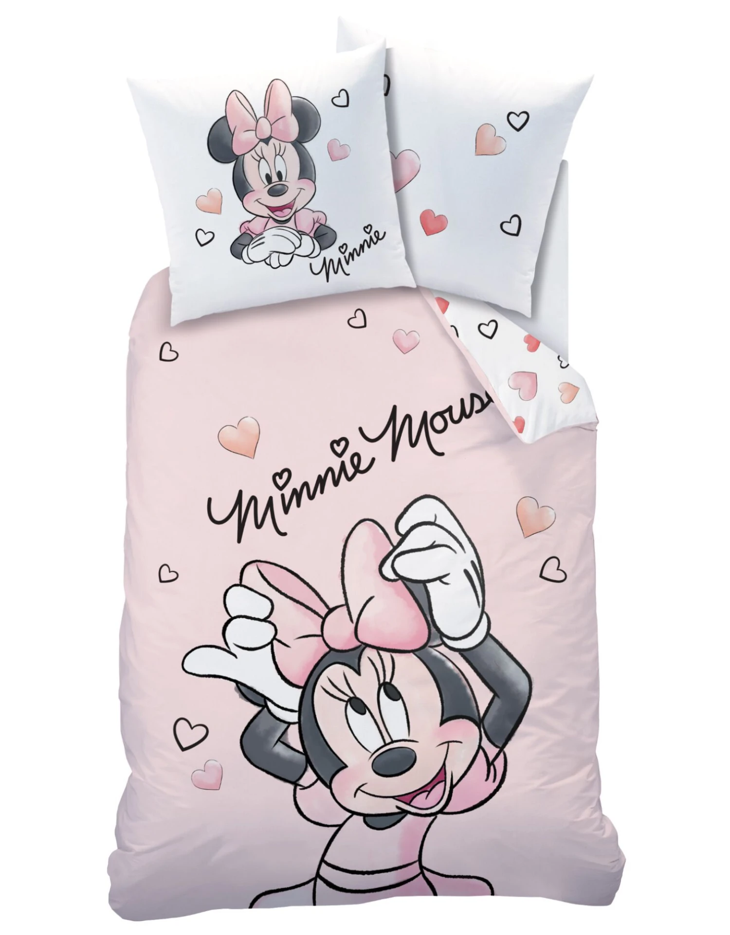 Parure De Lit Enfant Minnie Smile® - Coton 2 Parure De Lit Enfant Minnie Smile® - Coton – Image 2