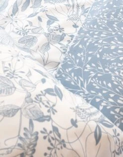 Parure De Lit Toile Imprimé Végétal Bicolore - Microfibre Topcool® -Maison Douceur Promos Magasin 100930 C01 zoomx vue4