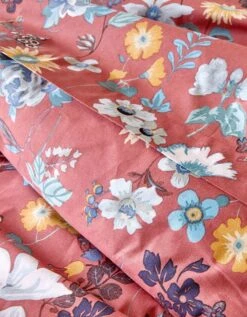Linge De Lit Kelly En Coton Imprimé Floral -Maison Douceur Promos Magasin 100943 C02 zoom detailRFP