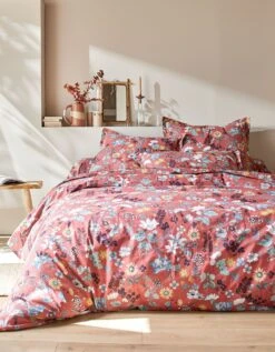 Linge De Lit Kelly En Coton Imprimé Floral -Maison Douceur Promos Magasin 100943 C02 zoomx vue4