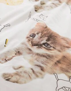 Linge De Lit Enfant Mimie - Coton Imprimé Chats -Maison Douceur Promos Magasin 100974 C01 zoomx vue7