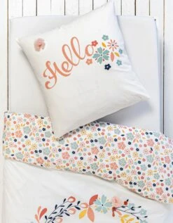 Parure De Lit Hello Fleurs Tulle - Coton -Maison Douceur Promos Magasin 100975 C01 zoomx vue3