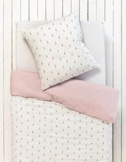 Parure De Lit Enfant Fleurie - Gaze De Coton -Maison Douceur Promos Magasin 100977 C01 zoomx vue3