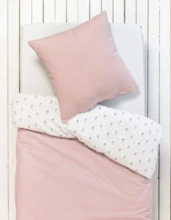 Parure De Lit Enfant Fleurie - Gaze De Coton -Maison Douceur Promos Magasin 100977 C01 zoomx vue5