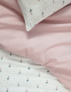 Parure De Lit Enfant Fleurie - Gaze De Coton -Maison Douceur Promos Magasin 100977 C01 zoomx vue6