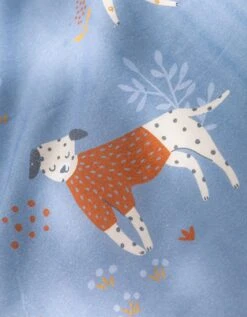 Linge De Lit Enfant Dalma - Coton Biologique Imprimé Chiens -Maison Douceur Promos Magasin 100988 C01 zoomx vue6