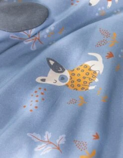 Linge De Lit Enfant Dalma - Coton Biologique Imprimé Chiens -Maison Douceur Promos Magasin 100988 C01 zoomx vue7