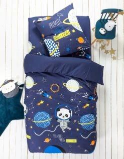 Linge De Lit Enfant Pao - Coton Imprimé Espace