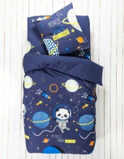 Linge De Lit Enfant Pao - Coton Imprimé Espace -Maison Douceur Promos Magasin 100989 C01 zoomx vue4