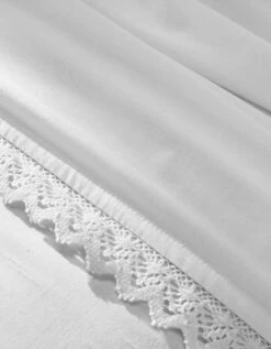 Linge De Lit Uni Dentelle Coton -Maison Douceur Promos Magasin 101001 C01 zoomx vue4