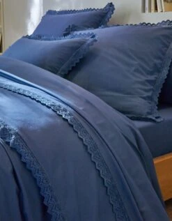 Linge De Lit Uni Dentelle Coton -Maison Douceur Promos Magasin 101001 C03 zoomx vue4