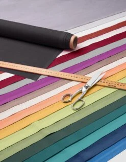 Tissu Au Mètre Uni - Coton 5 Tissu Au Mètre Uni - Coton -Maison Douceur Promos Magasin 101104 C08 zoomx vue3