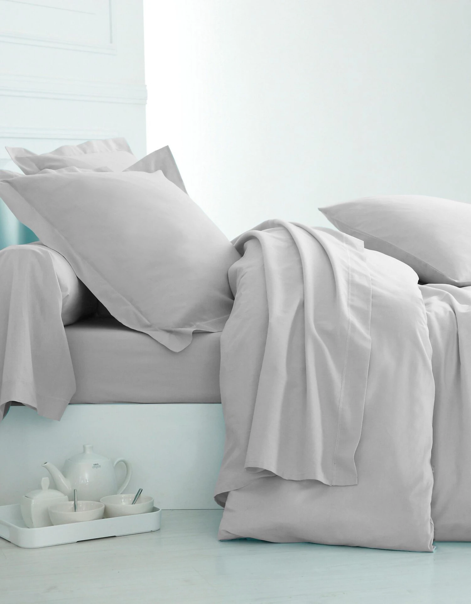 Linge De Lit Uni Polycoton 12 Linge De Lit Uni Polycoton – Image 12