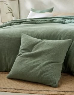 Linge De Lit Uni En Triple Gaze De Coton -Maison Douceur Promos Magasin 101130 C04 zoomx vue4