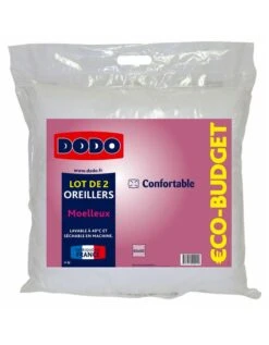 Oreiller Eco Budget Dodo® - Lot De 2 -Maison Douceur Promos Magasin 111767 C01 zoomx vue4