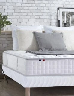 Ensemble Matelas Ressorts Ensachés + Sommier Confort Très Ferme