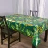 Nappe Toile Cirée Imprimé Feuillage Tropical