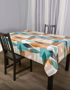 Nappe Toile Cirée Imprimé Patch Feuilles