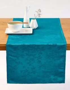 Nappe Damassée Feuillages Colombine® 6 Nappe Damassée Feuillages Colombine® -Maison Douceur Promos Magasin 120062 C04 zoomx vue3