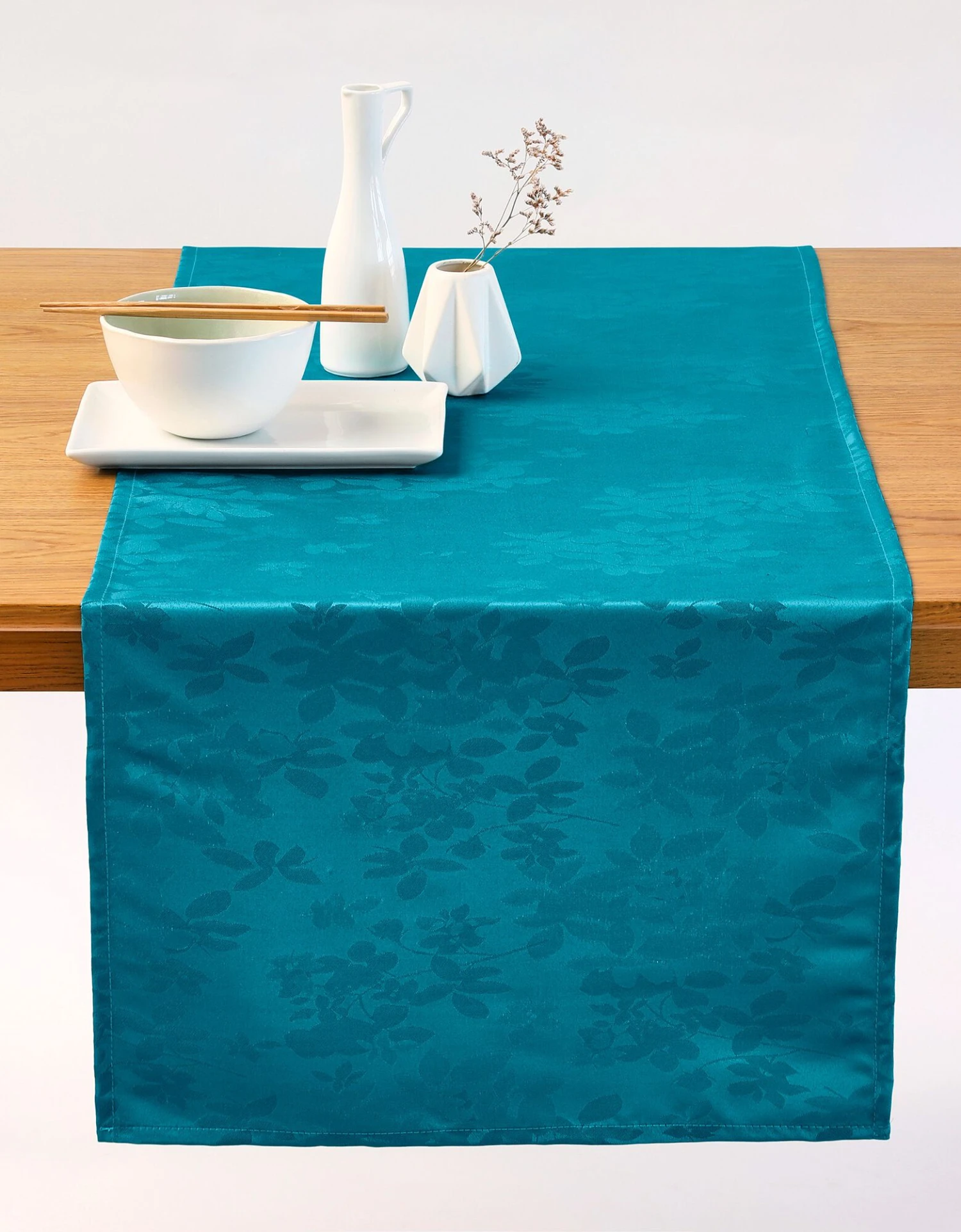 Nappe Damassée Feuillages Colombine® 3 Nappe Damassée Feuillages Colombine® – Image 3