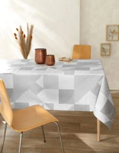 Nappe Toile Cirée Imprimé Géométrique -Maison Douceur Promos Magasin 120115 C03 zoomx vue3