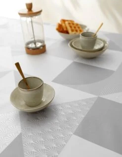 Nappe Toile Cirée Imprimé Géométrique -Maison Douceur Promos Magasin 120115 C03 zoomx vue4