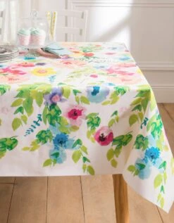 Nappe Toile Cirée Imprimée Fleurs