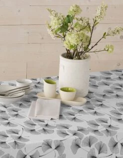 Nappe Tissu Enduit Imprimé Ginkgo -Maison Douceur Promos Magasin 120513 C01 zoomx vue3