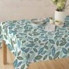 Nappe Tissu Enduit Imprimé Feuillage