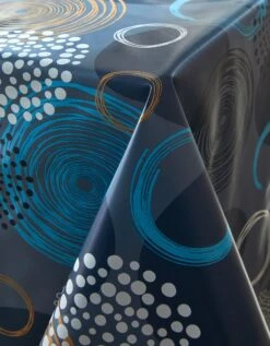 Nappe Toile Cirée Imprimé Cercles Graphiques -Maison Douceur Promos Magasin 120518 C01 zoomx vue3