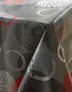 Nappe Toile Cirée Imprimé Cercles Graphiques -Maison Douceur Promos Magasin 120518 C02 zoomx vue3