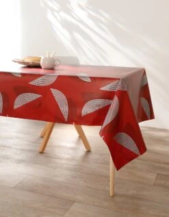 Nappe Toile Cirée Motifs Feuilles -Maison Douceur Promos Magasin 120523 C02 zoomx vue4