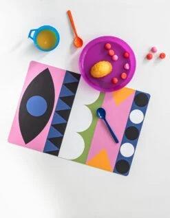 Set De Table Imprimé, Collection LEM - Lot De 2