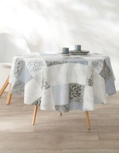 Nappe Toile Cirée Imprimée Patchwork 9 Nappe Toile Cirée Imprimée Patchwork -Maison Douceur Promos Magasin 120533 C01 zoomx vue3