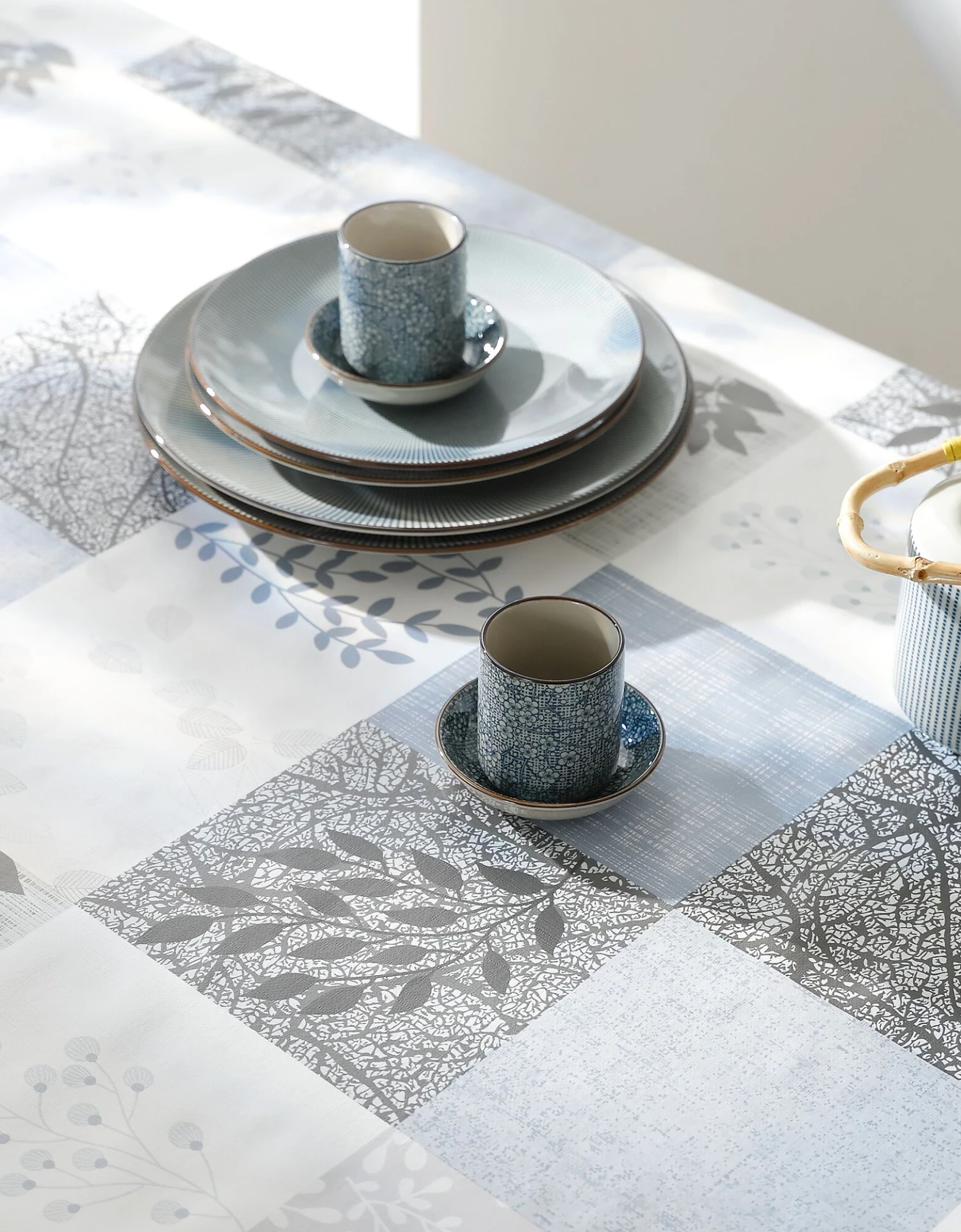 Nappe Toile Cirée Imprimée Patchwork 4 Nappe Toile Cirée Imprimée Patchwork – Image 4