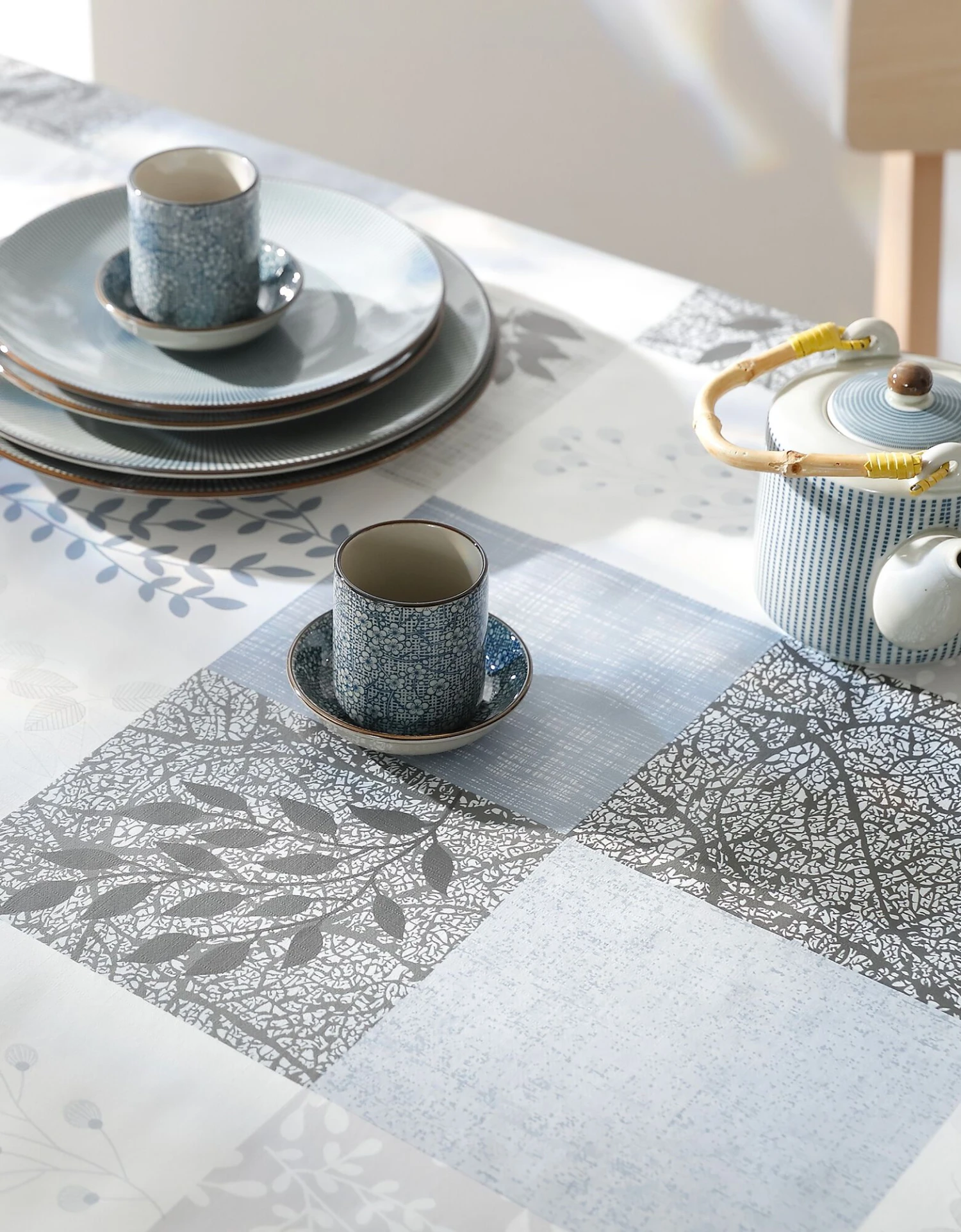 Nappe Toile Cirée Imprimée Patchwork 5 Nappe Toile Cirée Imprimée Patchwork – Image 5