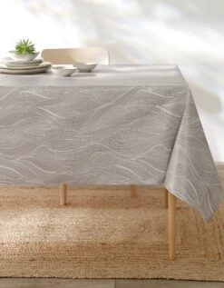 Nappe Toile Cirée Imprimée Vagues