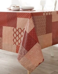 Nappe Toile Cirée Patchwork Japonisant