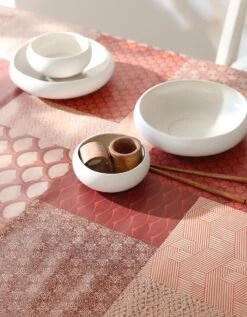 Nappe Toile Cirée Patchwork Japonisant -Maison Douceur Promos Magasin 120535 C01 zoomx vue6