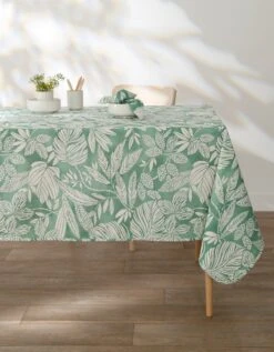 Nappe Anti-taches Imprimé Végétal