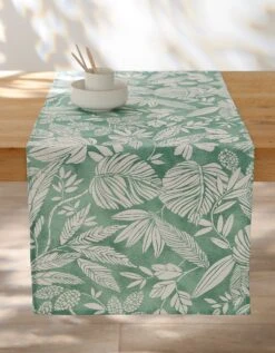 Nappe Anti-taches Imprimé Végétal -Maison Douceur Promos Magasin 120536 C03 zoomx vue3