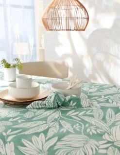 Nappe Anti-taches Imprimé Végétal -Maison Douceur Promos Magasin 120536 C03 zoomx vue5