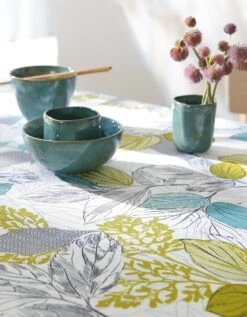 Nappe Anti-taches Imprimé Feuillages -Maison Douceur Promos Magasin 120537 C04 zoomx vue7